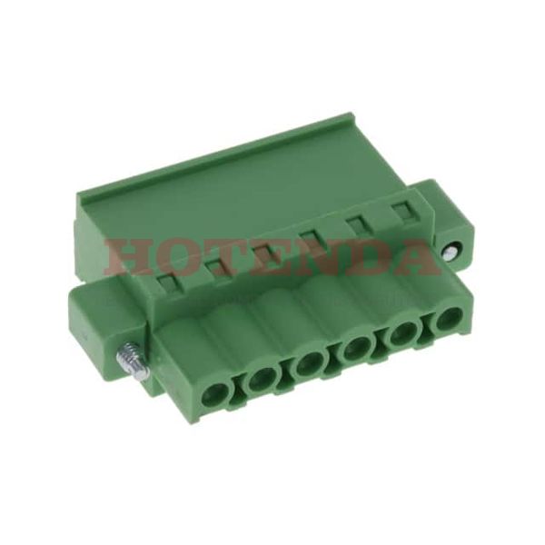 0395278006 - TERM BLOCK PLUG 6POS 90DEG 5MM