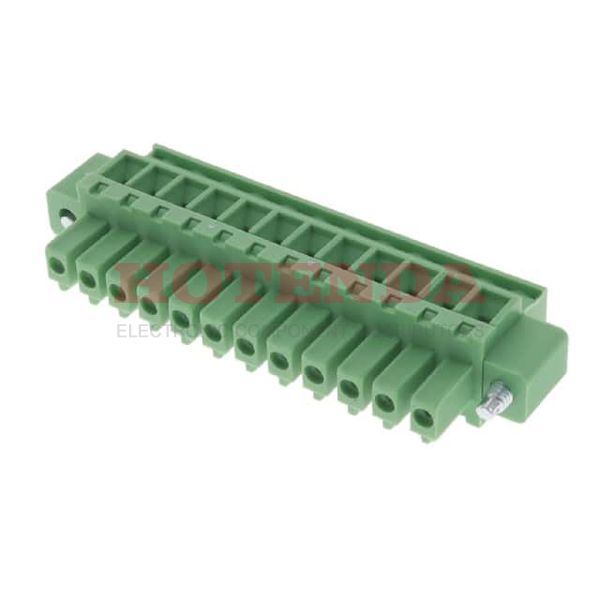 0395177012 - Conn Eurostyle Block F 12 POS 3.81mm Screw ST Cable Mount 8A/Contact Eurostyle™