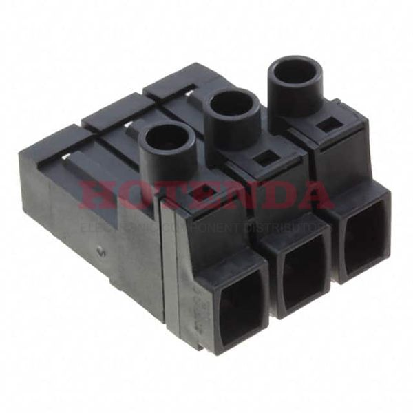 1043360000 - TERM BLOCK PLUG 3POS STR 7.62MM