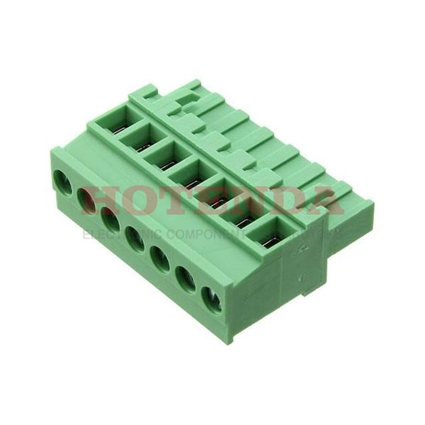 0395238007 - Conn Eurostyle Block F 7 POS 5mm Screw ST Cable Mount 15A/Contact