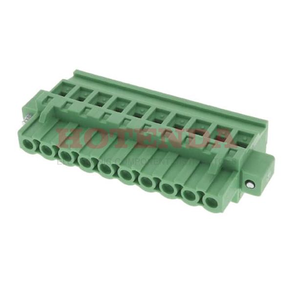0395378010 - Conn Eurostyle Block F 10 POS 5.08mm Screw ST Cable Mount 10A/Contact Eurostyle™
