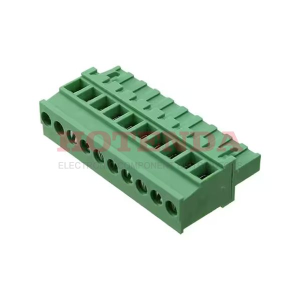 0395238010 - Conn Eurostyle Block F 10 POS 5mm Screw ST Cable Mount 15A/Contact