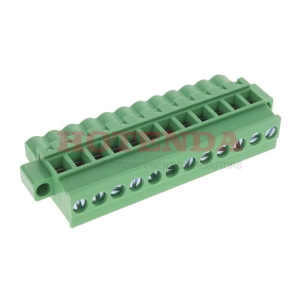 0395277012 - TERM BLOCK PLUG 12POS 270DEG 5MM