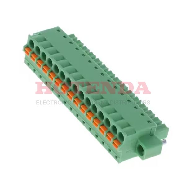 1851368 - Pluggable Terminal Blocks 15 Pos 3.81mm pitch Plug 26-16AWG Spring