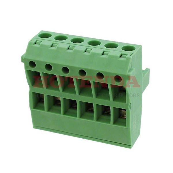 1853052 - Pluggable Terminal Blocks 6 Pos 5.08mm pitch Plug 24-12 AWG Screw