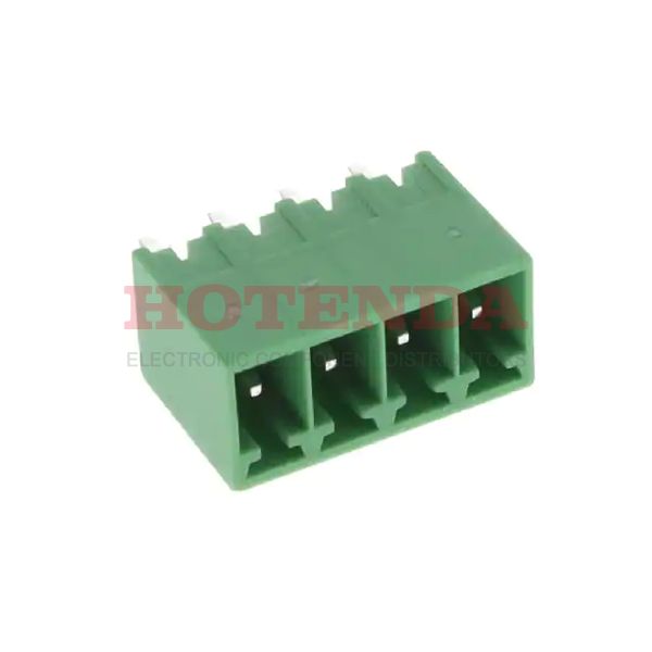 2351886-4 - 4POS TB HDR 180 DEG PITCH 3.5 TL