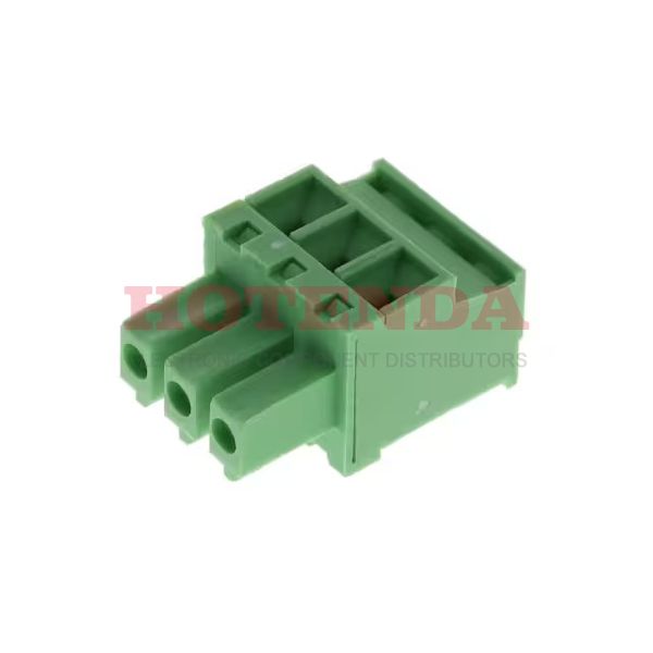 0395137003 - Conn Eurostyle Block F 3 POS 3.81mm Screw ST Cable Mount 8A/Contact