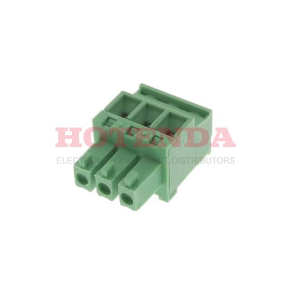 0395138003 - Conn Eurostyle Block F 3 POS 3.81mm Screw ST Cable Mount 8A/Contact