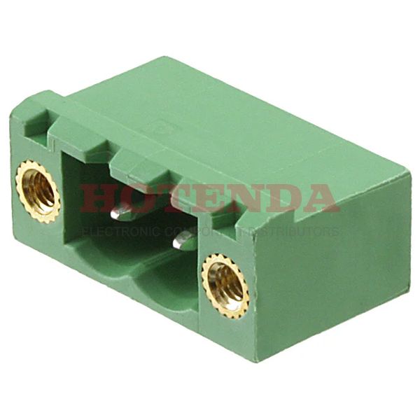 1776692 - Conn Shrouded Header HDR 2 POS 5mm Solder RA Thru-Hole