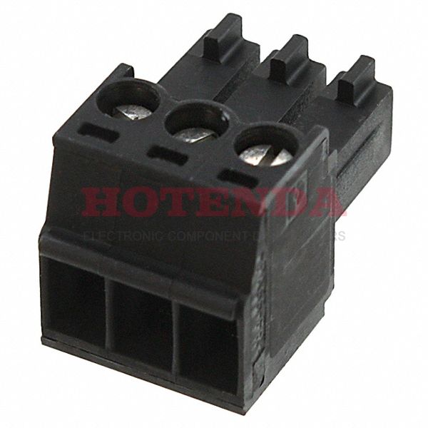 1800182 - Conn Terminal Block PL 3 POS 3.5mm Screw Cable Mount 8A