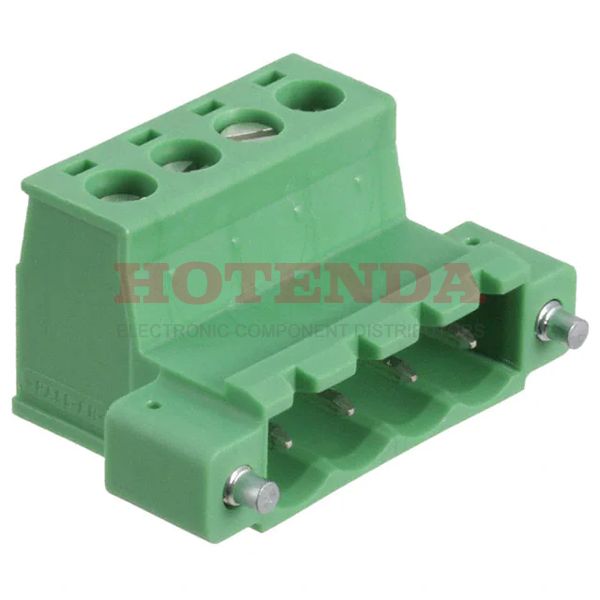 1825336 - Pluggable Terminal Blocks 4 Pos 5.08mm Invert Plug 24-12AWG Screw
