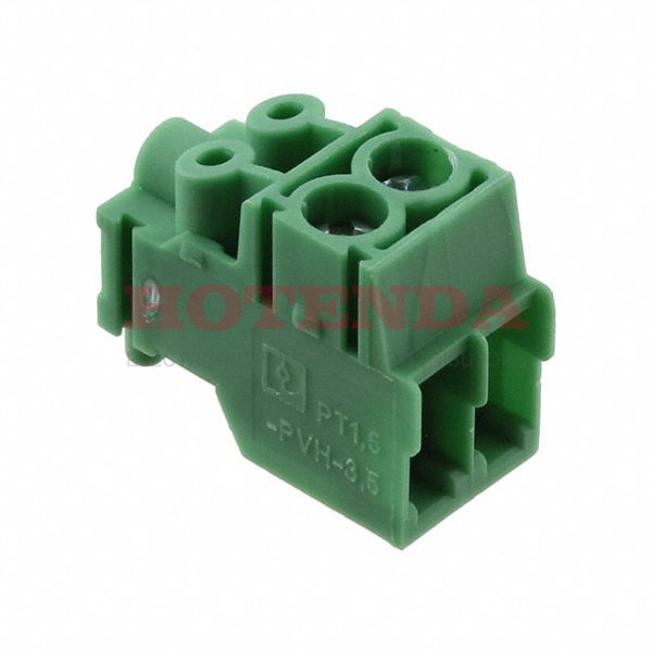 1984167 - Pluggable Terminal Blocks 2 Pos 3.5mm pitch Plug 26-14 AWG Screw