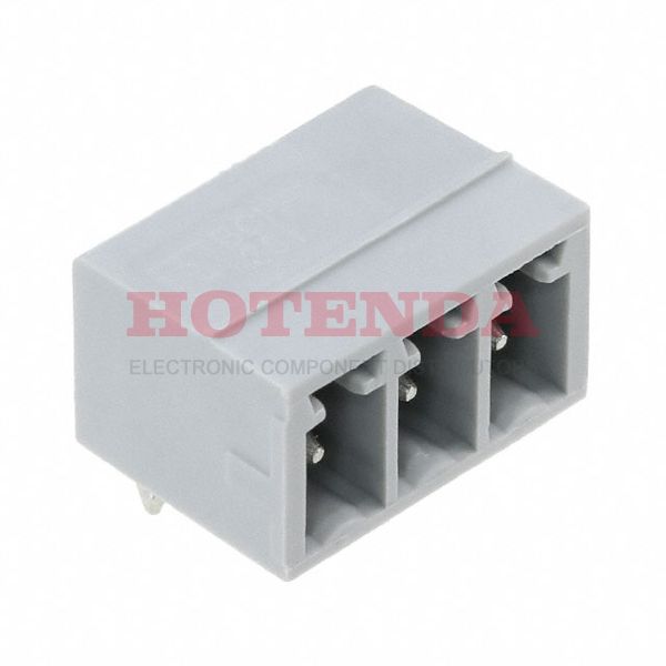5431194 - Terminal Block Shrouded Header; BCH-381H-3 GY; 160V; 8A; 3 position
