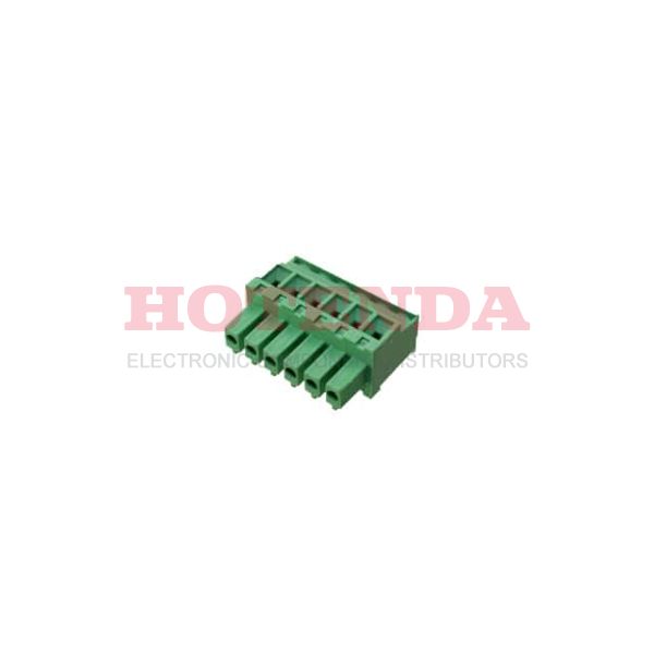 0395137006 - Conn Eurostyle Block F 6 POS 3.81mm Screw ST Cable Mount 8A/Contact