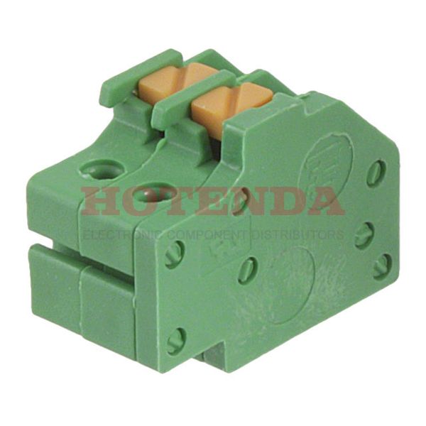 1986716-2 - Pluggable Terminal Blocks SPRING TYP FLUSH MNT PLUG, 3.5MM 2POS