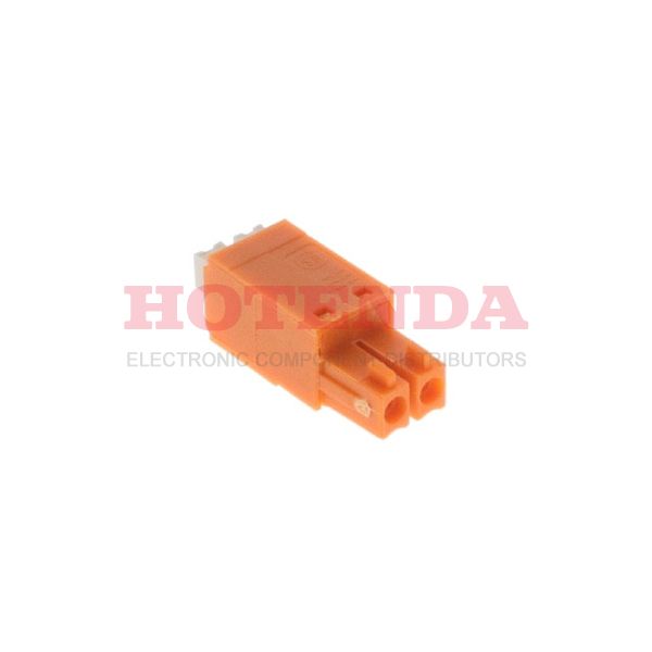 1969090000 - TERM BLOCK PLUG 2POS STR 3.81MM