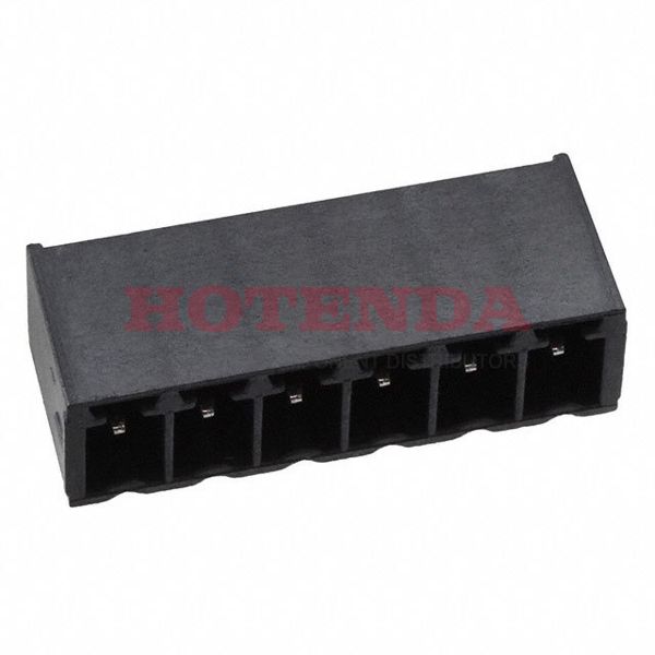 1722024 - Bulk 0.150 3.81mm Black 1 Levels Through Hole Header, Male Pins, Shrouded (4 Side) COMBICON MC Liquid Crystal Polymer (LCP) Tin Copper