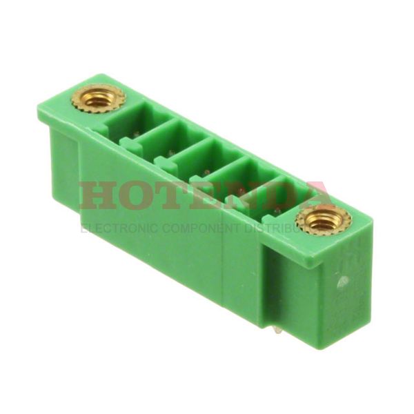 1793820000 - Bulk 0.150 3.81mm Green 1 Levels Through Hole Header, Male Pins, Shrouded (4 Side) Omnimate SC Polyamide (PA), Nylon, Glass Filled Tin Copper Alloy