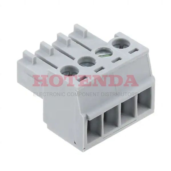 5434560 - Bulk 0.138 3.50mm Gray 1 Levels Free Hanging (In-Line) Plug, Female Sockets BCP Polyamide (PA), Nylon Tin