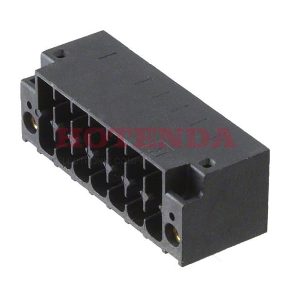 1818559 - Phoenix Contact DMC Series, 3.5mm Pitch 7 Way Printed Circuit Board Connector, Solder Termination, 8A