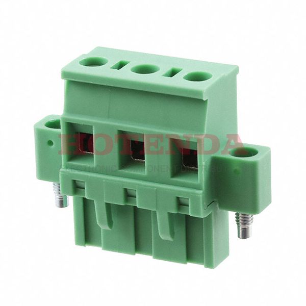 1847893 - Pluggable Terminal Blocks 3 Pos 7.62mm pitch Plug 24-12 AWG Screw