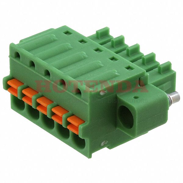 1851261 - Pluggable Terminal Blocks 5 Pos 3.81mm pitch Plug 26-16AWG Spring