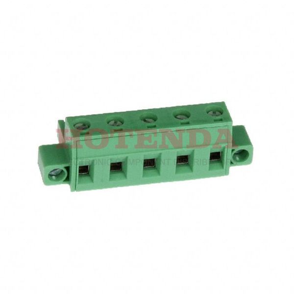 1858798 - Pluggable Terminal Blocks 5 Pos 7.62mm pitch Plug 24-12 AWG Screw
