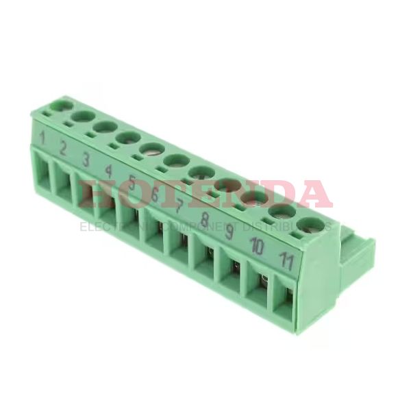 1833263 - Pluggable Terminal Blocks 11 Pos 5mm pitch Plug 24-12 AWG Screw