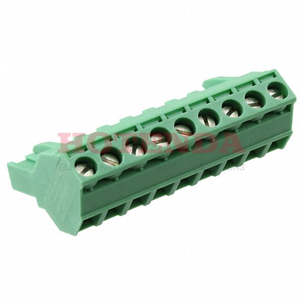 1826351 - Bulk 0.200 5.08mm Green 1 Levels Free Hanging (In-Line) Plug, Female Sockets COMBICON SMSTB Polyamide (PA), Nylon