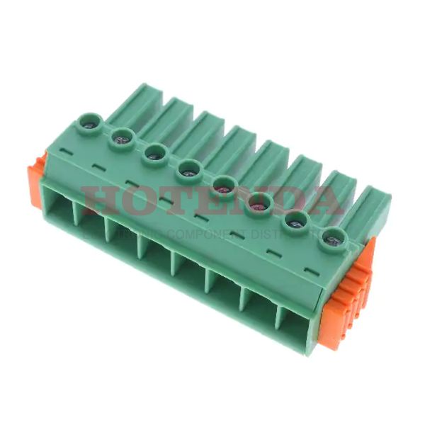 1778120 - Bulk 0.300 7.62mm Green 1 Levels Free Hanging (In-Line) Plug, Female Sockets COMBICON PC Polyamide (PA), Nylon