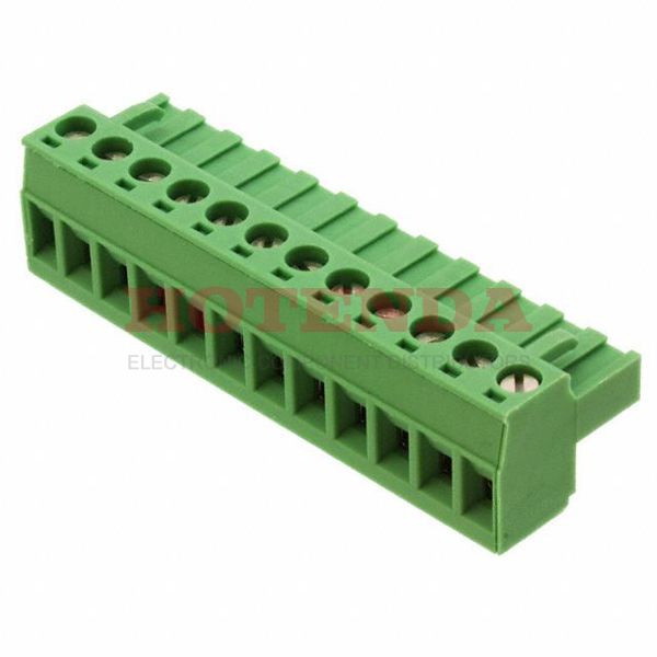 1779932 - Bulk 0.197 5.00mm Green 1 Levels Free Hanging (In-Line) Plug, Female Sockets COMBICON MSTBT Polyamide (PA), Nylon