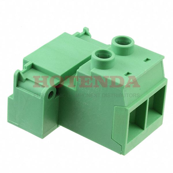 1784855 - Bulk 0.591 15.00mm Green 1 Levels Free Hanging (In-Line) Plug, Blade Pins COMBICON IPC Polyamide (PA), Nylon Silver
