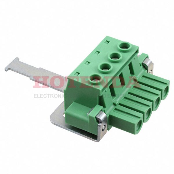 1970359 - Bulk 0.400 10.16mm Green 1 Levels Free Hanging (In-Line) Plug, Female Sockets COMBICON PC Polyamide (PA), Nylon Silver