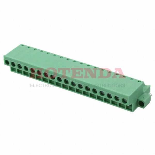 1777950 - Bulk 0.200 5.08mm Green 1 Levels Free Hanging (In-Line) Plug, Female Sockets COMBICON FRONT-MSTB Polyamide (PA), Nylon