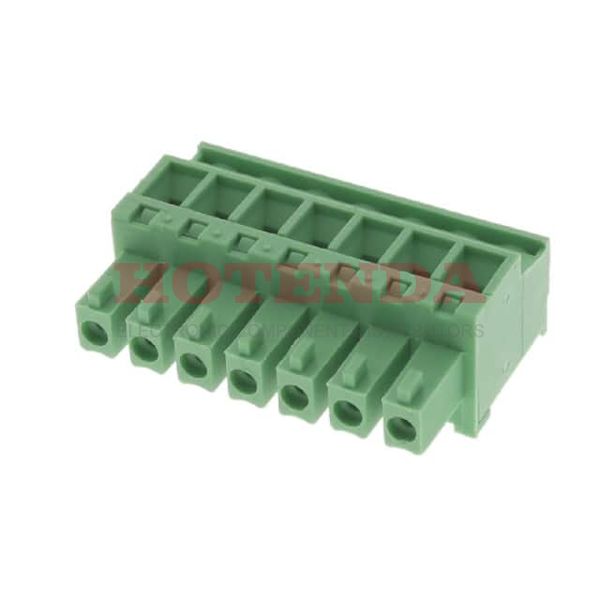 0395138007 - Conn Eurostyle Block F 7 POS 3.81mm Screw ST Cable Mount 8A/Contact Eurostyle™
