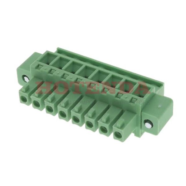 0395178008 - Conn Eurostyle Block F 8 POS 3.81mm Screw ST Cable Mount 8A/Contact