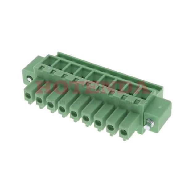 0395177009 - Conn Eurostyle Block F 9 POS 3.81mm Screw ST Cable Mount 8A/Contact Eurostyle™