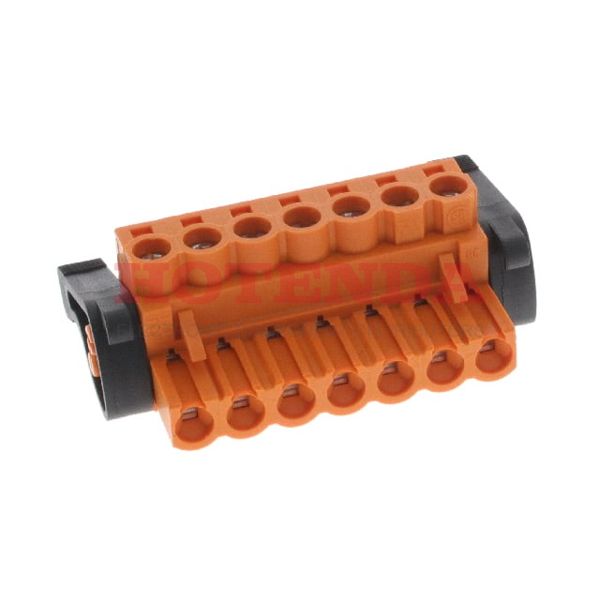 1944880000 - WEIDMULLER 1944880000 Pluggable Terminal Block, 5.08 mm, 7 Ways, 26 AWG, 12 AWG, 4 mm, Screw