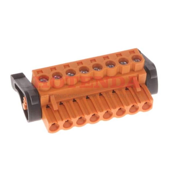 1944890000 - WEIDMULLER 1944890000 Pluggable Terminal Block, 5.08 mm, 8 Ways, 26 AWG, 12 AWG, 4 mm, Screw