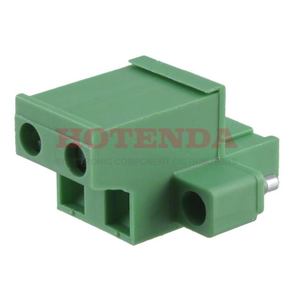 1805987 - Bulk 0.300 7.62mm Green 1 Levels Free Hanging (In-Line) Plug, Female Sockets COMBICON FRONT-GMSTB Polyamide (PA), Nylon
