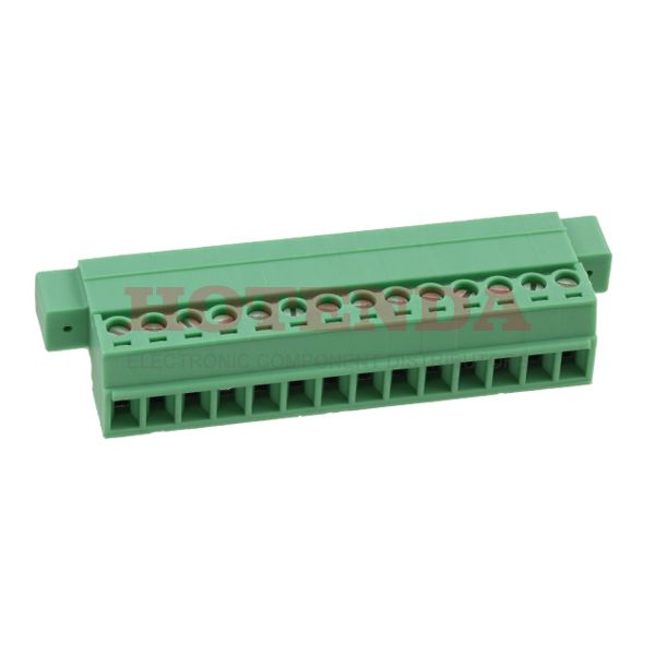1858154 - Bulk 0.150 3.81mm Green 1 Levels Free Hanging (In-Line) Plug, Male Pins COMBICON IMC Polyamide (PA), Nylon Tin