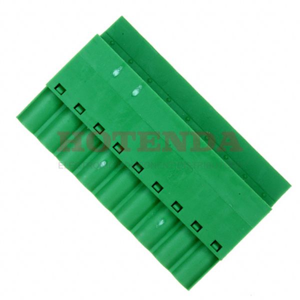 1777358 - Bulk 0.200 5.08mm Green 1 Levels Free Hanging (In-Line) Plug, Female Sockets COMBICON FRONT-MSTB Polyamide (PA), Nylon