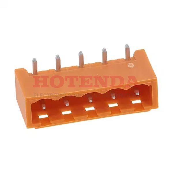 1147370000 - WEIDMULLER 1147370000 Terminal Block, Header, 5.08 mm, 5 Ways, 24 A, 400 V, Through Hole Right Angle