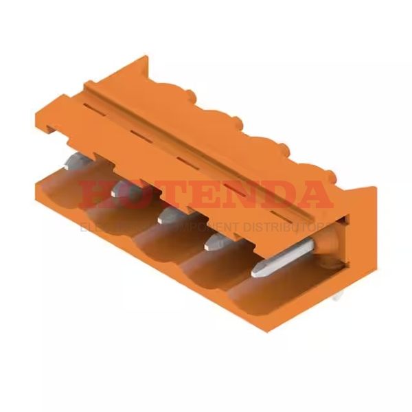 1146790000 - WEIDMULLER 1146790000 Terminal Block, Header, 5.08 mm, 5 Ways, 24 A, 400 V, Through Hole Right Angle