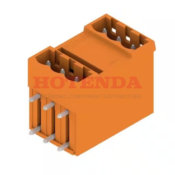 1601800000 - Conn Wire to Board HDR 6 POS 5.08mm Solder RA Thru-Hole Box