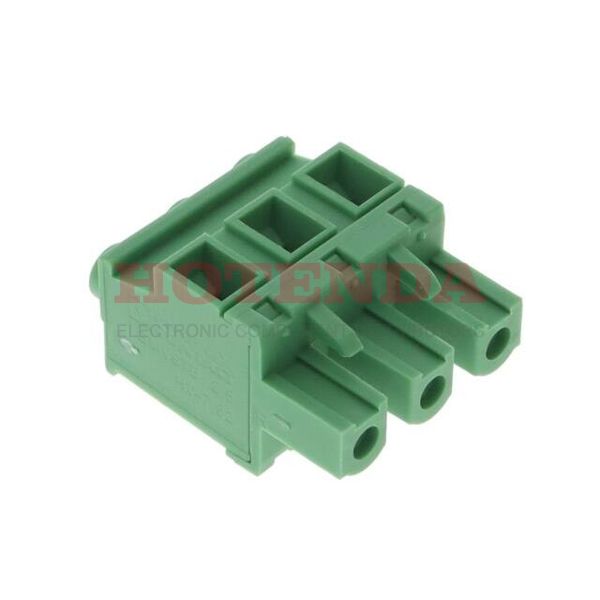 1993954 - Pluggable Terminal Blocks 3 Pos 7.62mm pitch Plug 24-12 AWG Screw
