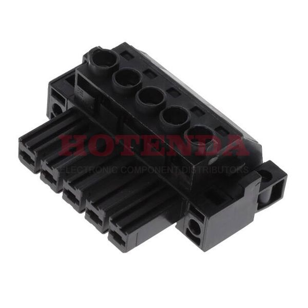 1929770000 - TERM BLOCK PLUG 5POS STR 7.62MM