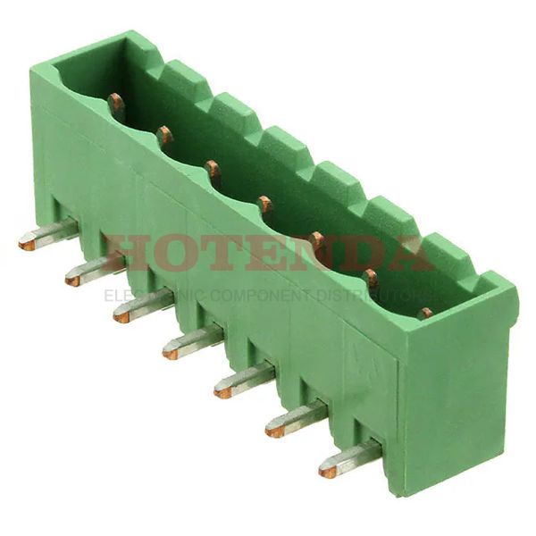 796638-7 - Pluggable Terminal Blocks 5.08MM RA HDR 7P