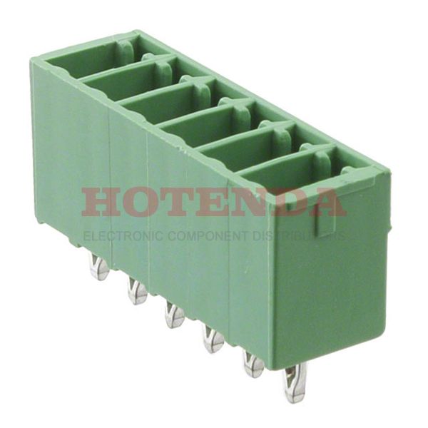 1911059 - Connector; PCB Header; 6Position; 8A; 160V; EMCV 1 5/ 6-G-3 5