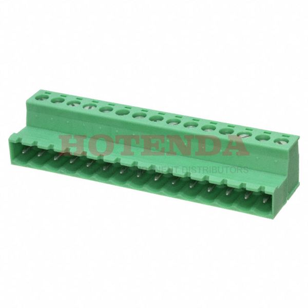 1786307 - Pluggable Terminal Blocks 15 Pos 5.08mm Invert Plug 24-12AWG Screw